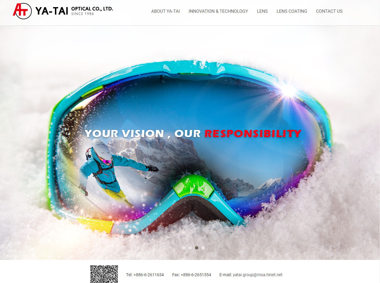 亞泰光學股份有限公司 品牌網站設計
網站設計